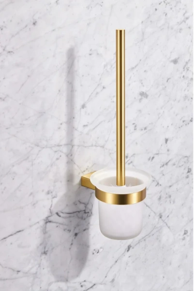 Ёршик для унитаза Milacio Ultra MCU.964.GD брашированное золото