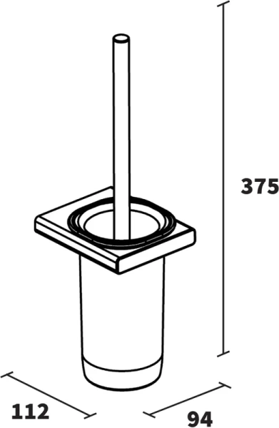 Ёршик для унитаза Koin Nex NEX800