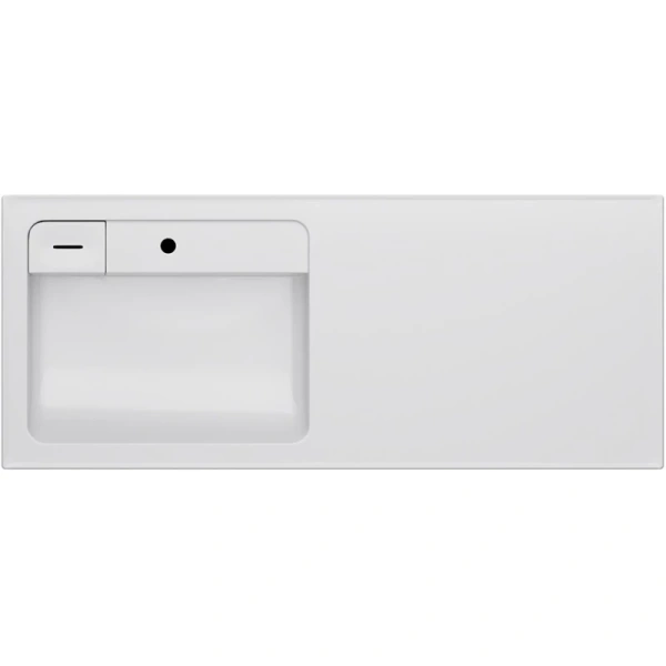 раковина am.pm x-joy m85awpl1201wg с местом под стиральную машину, l ,120x50 см, белая