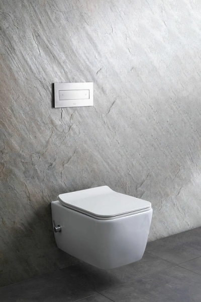 унитаз биде allen brau liberty 2 4.33009.20 подвесной белый без сиденья