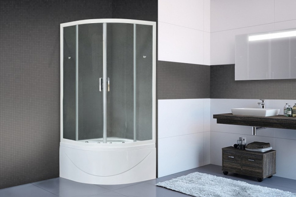 Душевой уголок Royal Bath RB 90BK-T