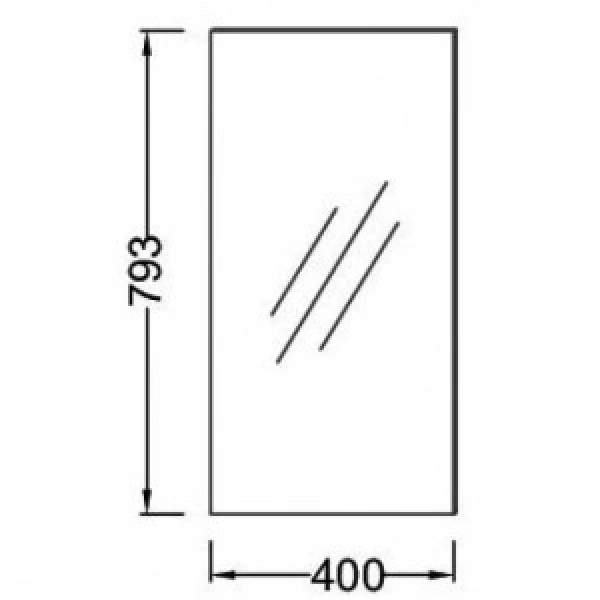 jacob delafon pop laminar eb407-nf зеркало 40 см