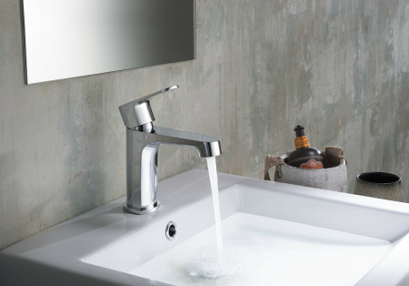 смеситель для раковины aquatek оберон aq1210cr хром