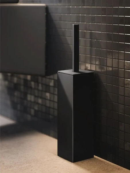 Ёршик для унитаза Inda My way AV114BNE черный матовый