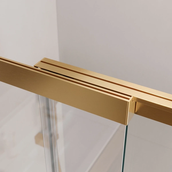 шторка на ванну cezares slider slider-fix-vf-11-90/150-c-boro 90 см, профиль золотой матовый, стекло прозрачное