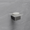 мыльница lemark smooth line 9746018 графит