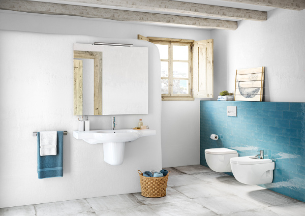 унитаз подвесной roca meridian 34624l000 безободковый