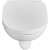 сиденье для унитаза roca debba round zru9307607 с микролифтом, белый