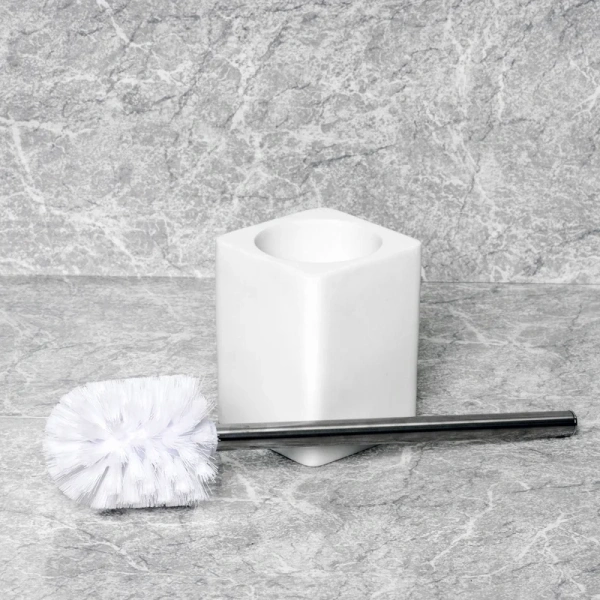 Ёршик для унитаза WasserKRAFT Oder K-9627 белый матовый