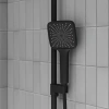 душевая система iddis parker parbl3fi06 340x190 мм, со смесителем, черный матовый