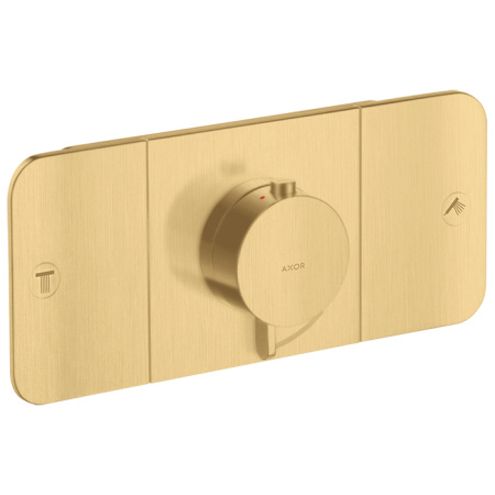 Смеситель для душа Axor One 45712250 термостат шлифованное золото
