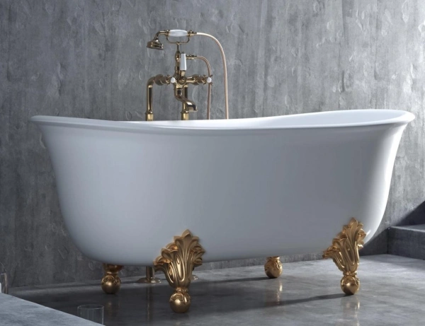 ванна из искусственного камня salini egida 179х79 100511g белый глянец