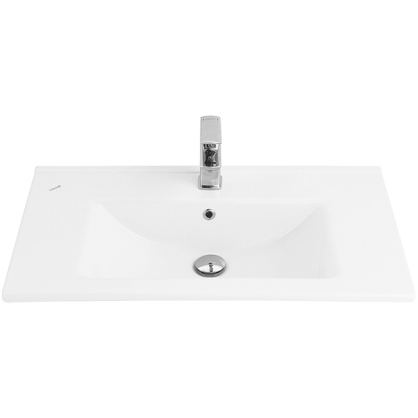 тумба с раковиной creavit verti 80 ve0080.42.vv подвесная орех