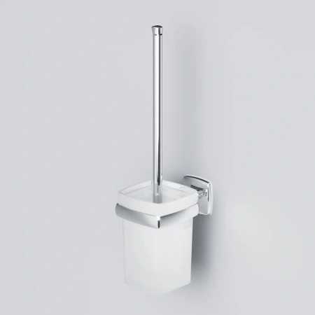 ёршик для унитаза am.pm gem a9033400 настеный, хром