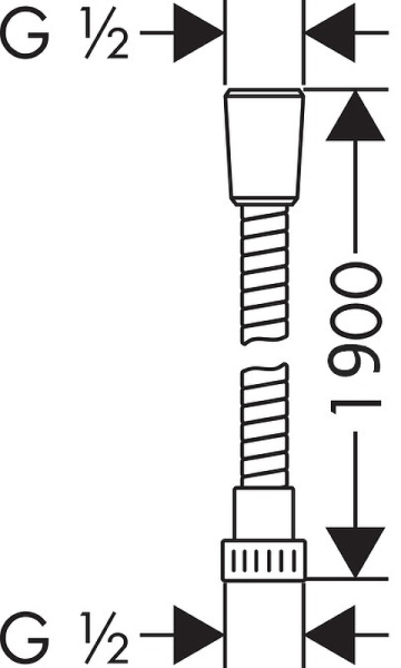 душевой шланг weltwasser ww bs 1.5-1.9 cr 10000001947 хром