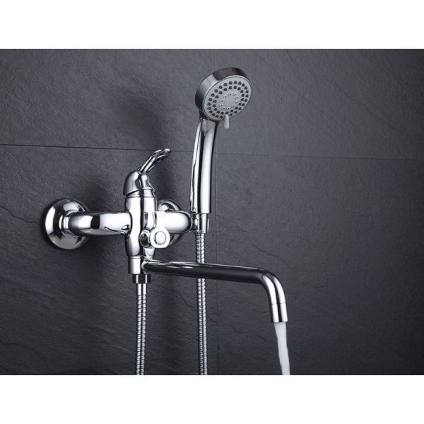 смеситель для ванны с душем d&k ambrosius rhein da1343301 универсальный