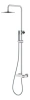 Душевая система Boheme Stick 128-WCR Белая Хром