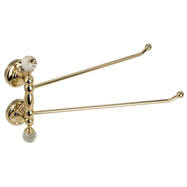 Полотенцедержатель Migliore Amerida 16607 поворотный, цвет золото с кристаллами Swarovski