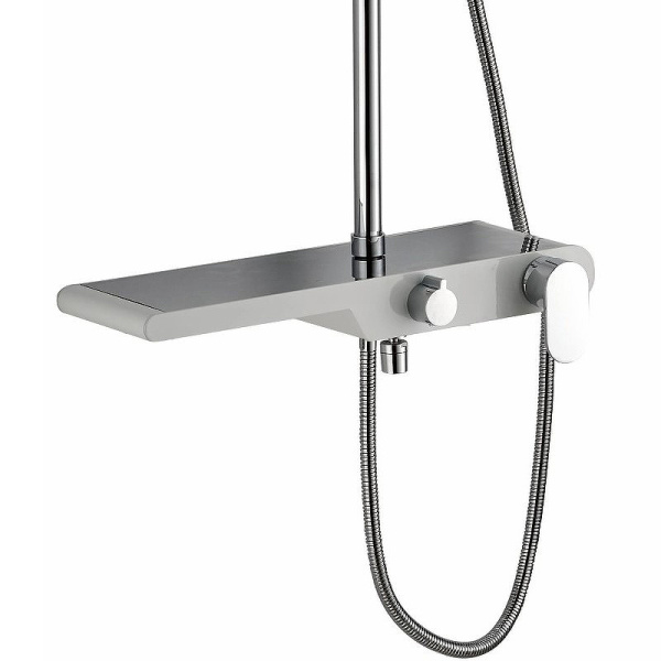 душевая система haiba hb2421 цвет белый | хром