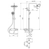 душевая система ideal standard eco evo b2267aa хром