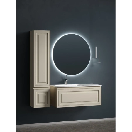 тумба под раковину sancos very 100 l vr100lce подвесная beige soft