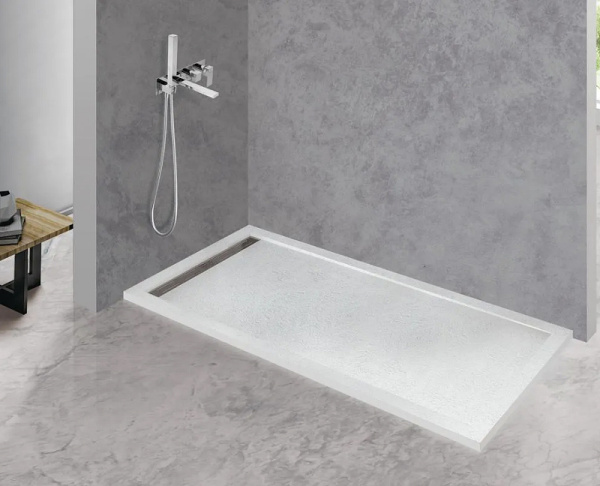 душевой поддон из искусственного камня cezares tray as 160x80 tray-as-ah-160/80-30-w белый
