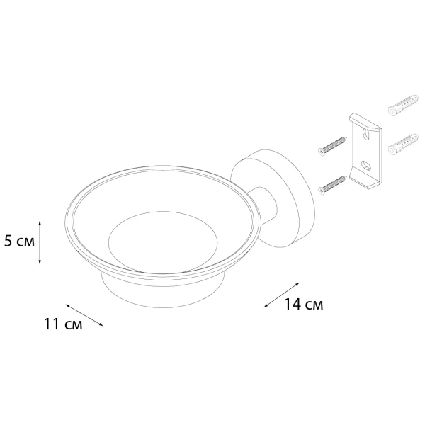 Мыльница Fixsen Comfort Gold FX-87008