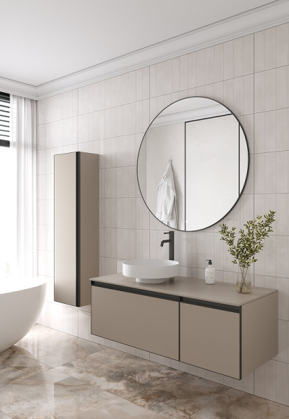 тумба под раковину boheme armadi art quatro 2 120 790-m2-120-d-a подвесная daphne профиль антрацит