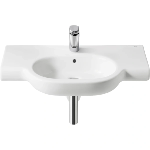 настенная керамическая раковина 70 см roca meridian 327240000