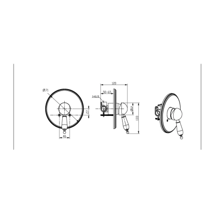смеситель для душа boheme tradizionale nero 255 золото