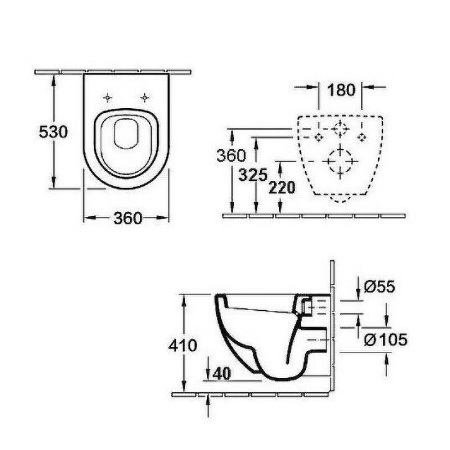 унитаз подвесной esbano amapola esupamapbm черный матовый