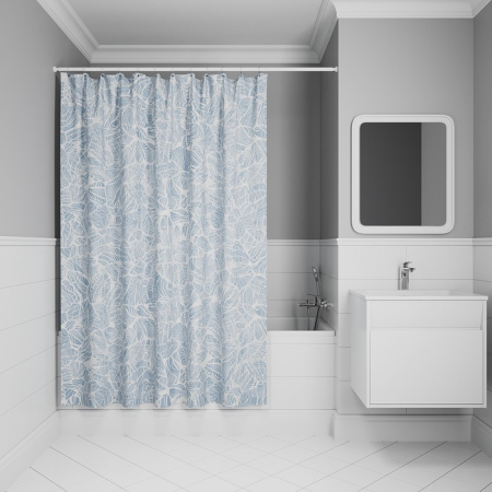 Штора для ванной IDDIS Base BX03P18i11 200x180 см, Полиэстер