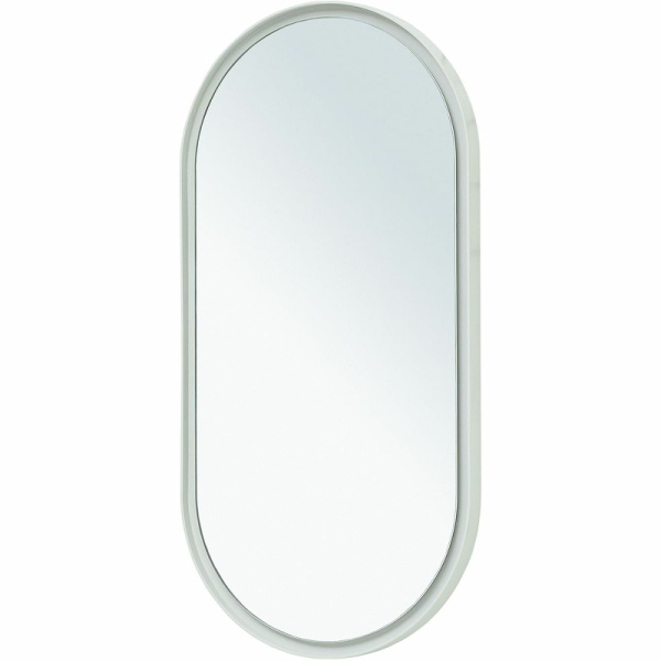 зеркало allen brau infinity 50 1.21016.wt с подсветкой белое с сенсорным выключателем