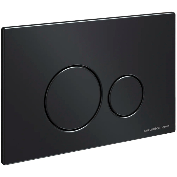 комплект унитаза с инсталляцией ceramicanova metropol cn4002mb_1001b_1000 с сиденьем микролифт и черной матовой клавишей смыва