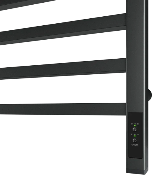 полотенцесушитель point вега pn71856gb электрический, 50x60 см, графит блеск