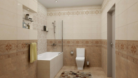 Керамическая плитка Kerama Marazzi Мармион коричневый 6240 настенная 25х40 см