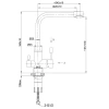 смеситель для кухни с подключением к фильтру lemark expert lm5061rgn