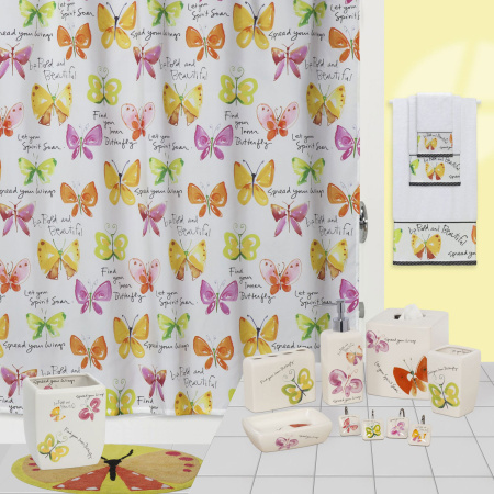 диспенсер для салфеток creative bath flutterby flu58mult белый