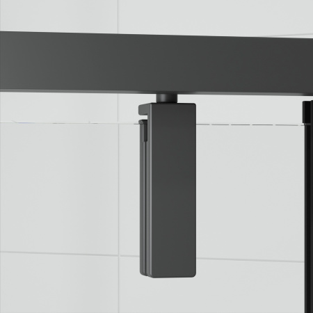 душевой уголок rgw hotel ho-088b 900x900 350608899-14 профиль цвет черный, стекло прозрачное