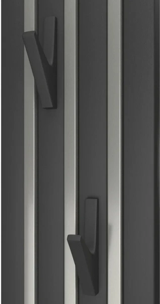 полотенцесушитель point пиано pn19722bc электрический, 15x120 см, черный|хром