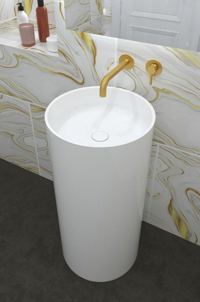 раковина whitecross altar 43 0737.043043.100 белая глянцевая