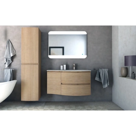 подвесной шкаф cezares vague 34 l 54836 rovere tabacco