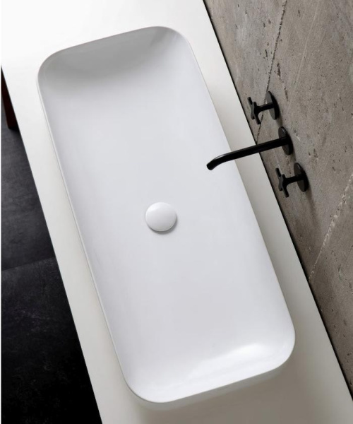 Раковина-чаша Azzurra Elegance Soft 90 ELLG090400S0BI/(ESO90 bi)*0 Белая