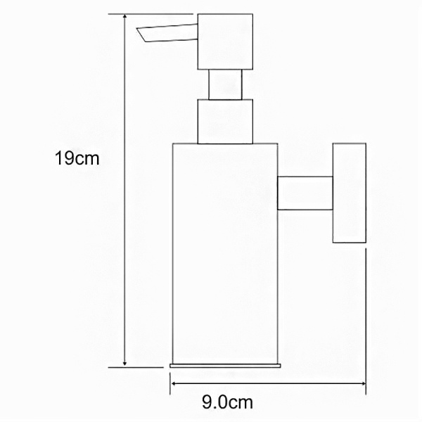 Дозатор для мыла WasserKRAFT K-1399BLACK