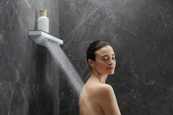 боковой душ hansgrohe rainfinity 500 1jet с полкой, хром