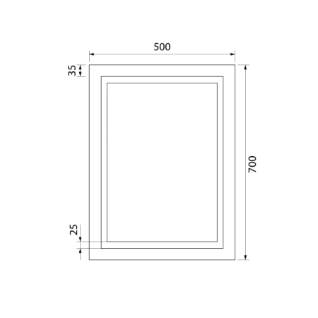 Зеркало IDDIS Zodiac 50 ZOD50T0i98 с термообогревом
