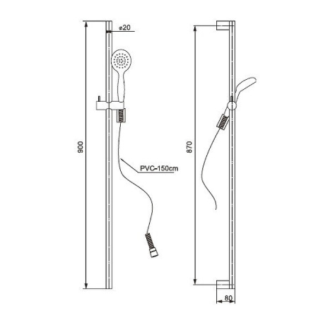 душевой гарнитур paini catania ctcr121l9 хром