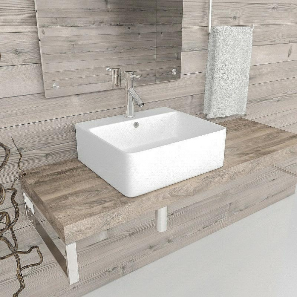 раковина esbano circon 46 esrncirc46w белая