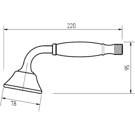 душевая лейка migliore provance 19468 хром
