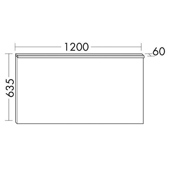 зеркало 120х63.5 см burgbad burgbad eqio sidl120 с подсветкой 4250k, 120х635 мм, корпус alu-optik